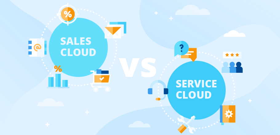 Difference Between Sales Cloud And Service Cloud